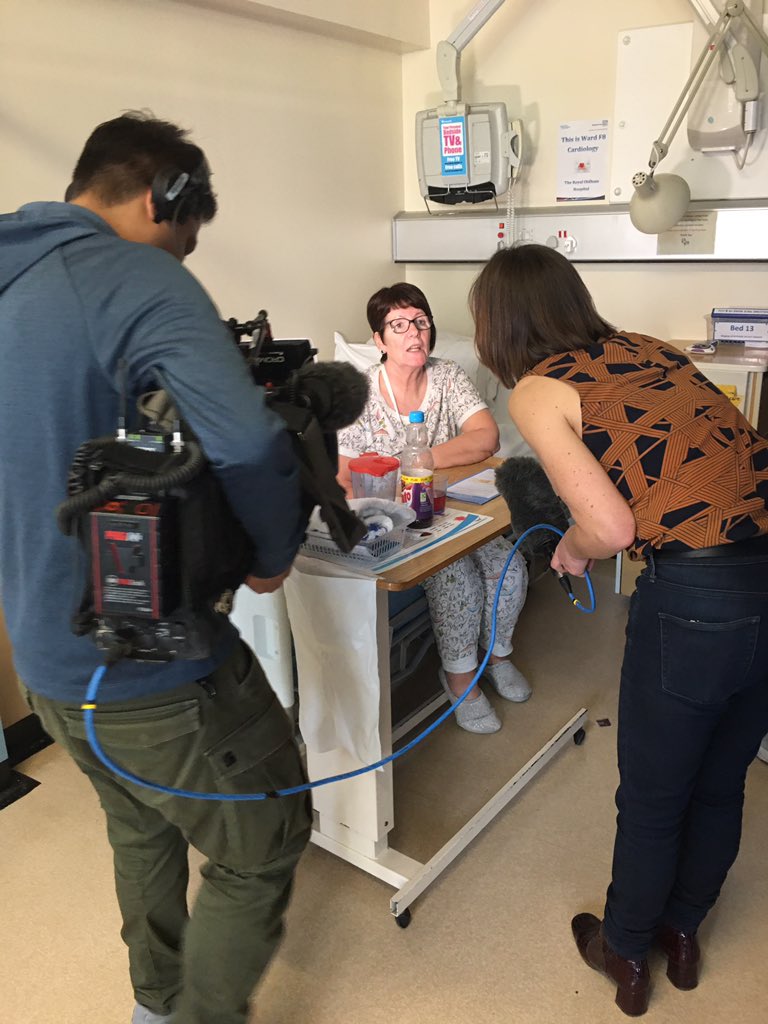 NCAlliance_NHS's tweet photo. Thanks to BBC Northwest @BBCNWT for coming to film at The Royal Oldham Hospital @OldhamCO_NHS filming patients and staff about our fantastic CQC report for Pennine Acute and #TROH which shows significant improvement and overall rating of GOOD! #CQC #Good #PAT #Oldham https://t.co/1cah8CpHh8