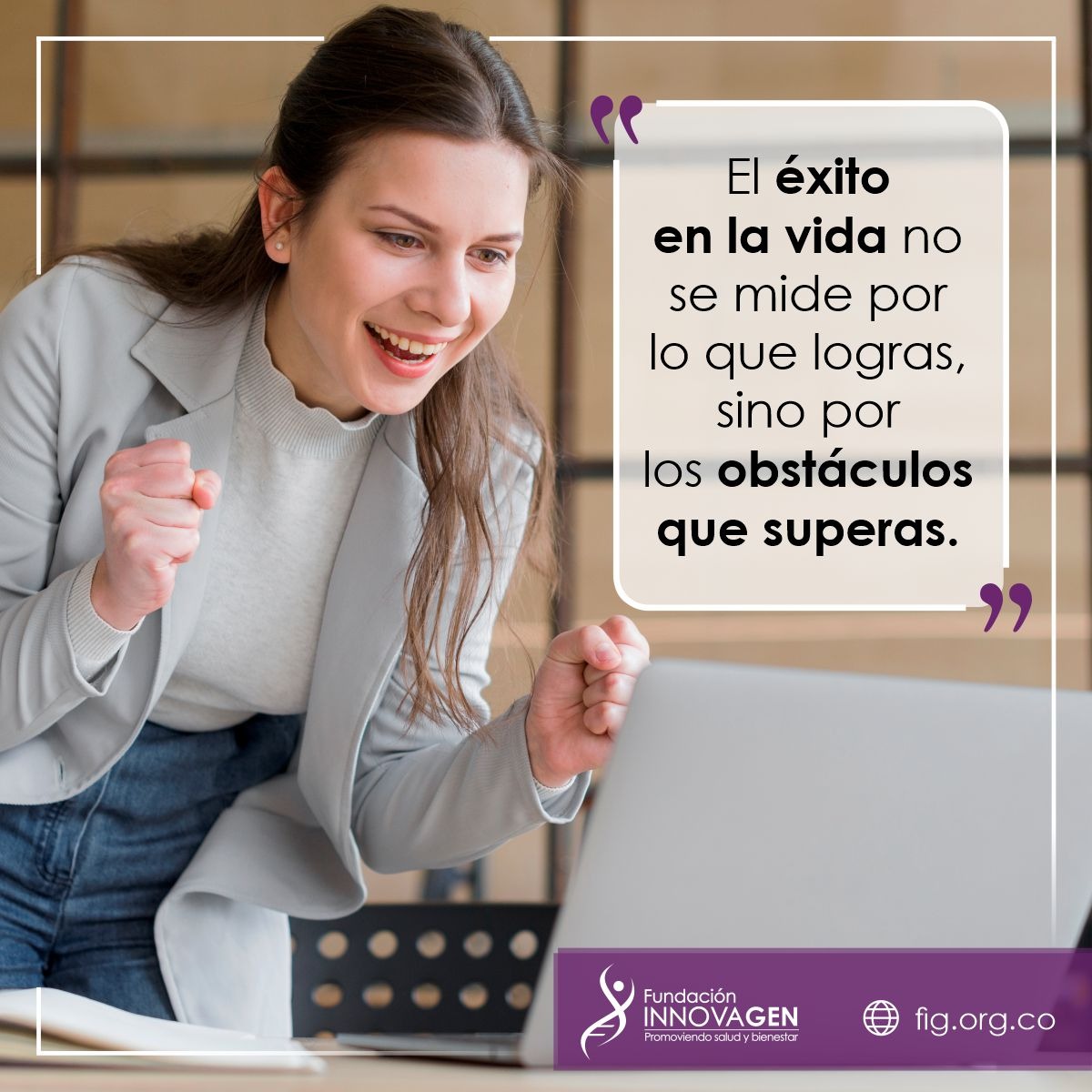 InnovaGen's tweet image. Recuerda que la 𝗽𝗿𝗶𝗺𝗲𝗿𝗮 𝗿𝗲𝗴𝗹𝗮 𝗱𝗲𝗹 é𝘅𝗶𝘁𝗼 𝗲𝘀 𝗹𝗮 𝗽𝗿𝗲𝗽𝗮𝗿𝗮𝗰𝗶ó𝗻. FELIZ FIN DE SEMANA te desea la Fundación InnovaGen &amp;lt;3
#Popayán 
🏨Calle 11N #7-12 - B/ Prados del Norte
📱 317 441 2170
#SantanderDeQuilichao
🏨 Calle 2 #8-53 - B/ Centro
📱315 389 2600