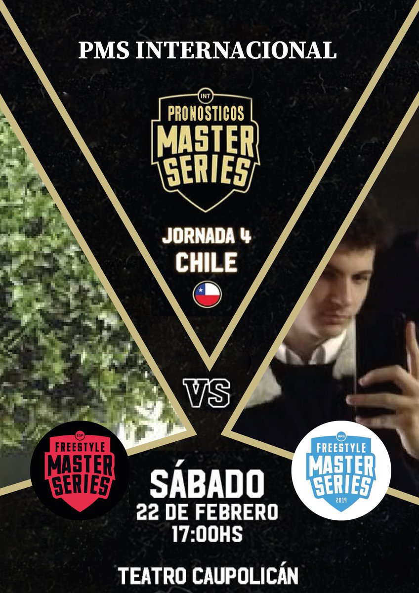 TongoFue's tweet photo. Estos son los enfrentamientos confirmados para la 4ta jornada clasificatoria a la Gran Final de #PMSInternacional son...

@s1k0_ vs @FlyMxxxxK 
@FreestyleReall vs @GXBatallas 
@CharVnzla vs @AVBattles1 
@SHHFreestyle vs @FrasesPunchline 

¿Quiénes clasificarán a la Gran Final? https://t.co/X0giz7m6OI