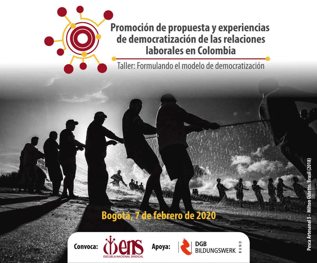 ENSColombia's tweet photo. Estamos en Bogotá acompañando taller sobre promoción de propuestas y experiencias de democratización de las #RelacionesLaborales en Colombia #PorLaDemocracia https://t.co/CVhoGSnO5C