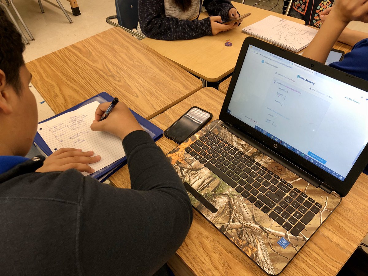 andrewkearns64's tweet photo. Grade 9 Research 1 students at @josemartimast link #PSAT scores from their @CollegeBoard accounts with @khanacademy to practice and improve on @OfficialSAT! #PrepareEarly #Improve 😃📈#mast1920 @AP_Trevor @STEMDesignation @MDCPSMath @MDCPSSTEAM https://t.co/TMpxxwmLgH