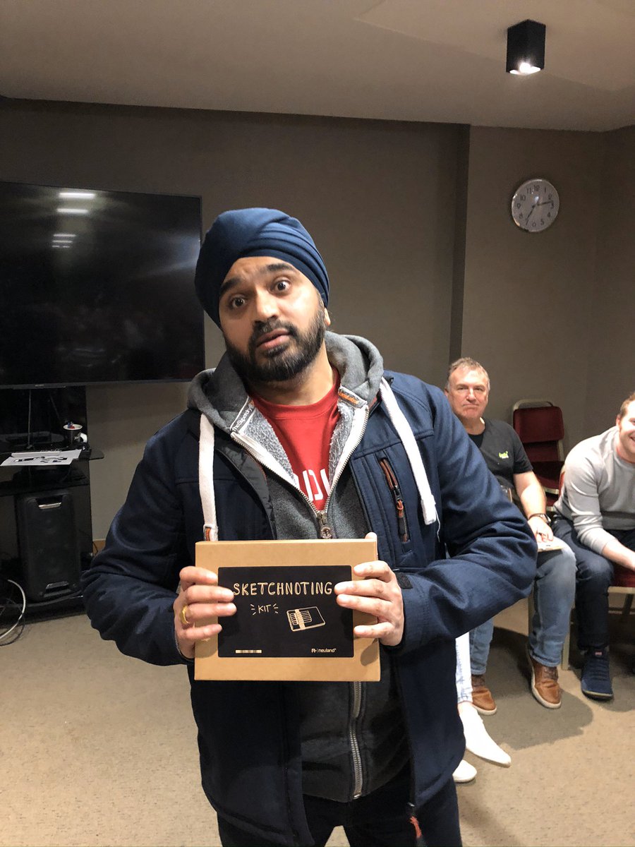 Congratulations, again, to <a href="/sathpal/">Sath 🏴󠁧󠁢󠁳󠁣󠁴󠁿 🌏</a> for winning last month’s #dailydoodle he received a Neuland Sketchnoting kit, courtesy of <a href="/workvisible/">Work Visible</a>.