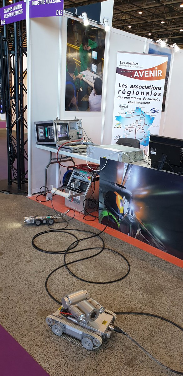 imerir's tweet photo. Robotique nucléaire aussi présente au mondial des métiers @mdmra @UIMMLYONFRANCE @cciperpignan @imerir #sudformation https://t.co/iwSDXmMxUn