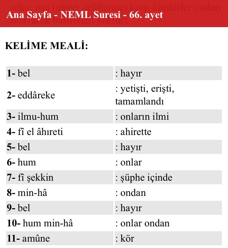 TR_Kuran's tweet photo. #Türk #İslam #Kuran #Ayet 27’66 https://t.co/h4mY6pnkXg
