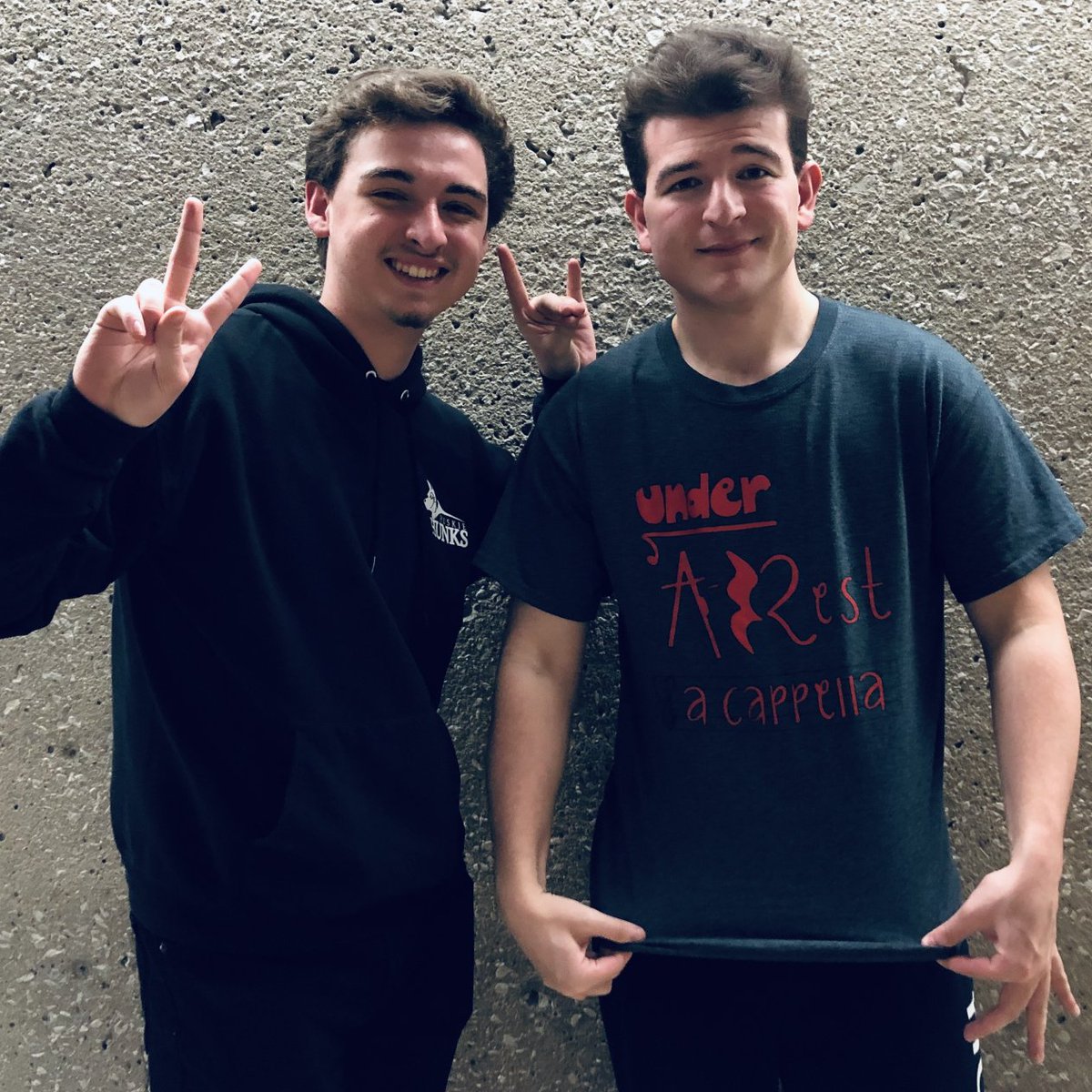 TOMORROW IS CONCERT DAY!

We're so excited for our A Cappella Spectacle Concert that we've been repping some merch from our friends and featured guests <a href="/uaracappella/">Under A-Rest A Cappella</a> at our rehearsal!

Now is your last chance to grab tickets.

Box office: cuttinghall.org/boxoffice/