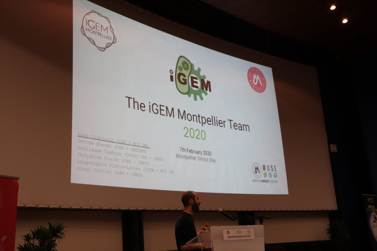 OmicsDays's tweet photo. Flash Talk avec :
@afiston , Vincent Lefort et Lucas Ciandrini
#MOD2020 #JOBIM2020 #iGEMTeam https://t.co/owHIVMqinX