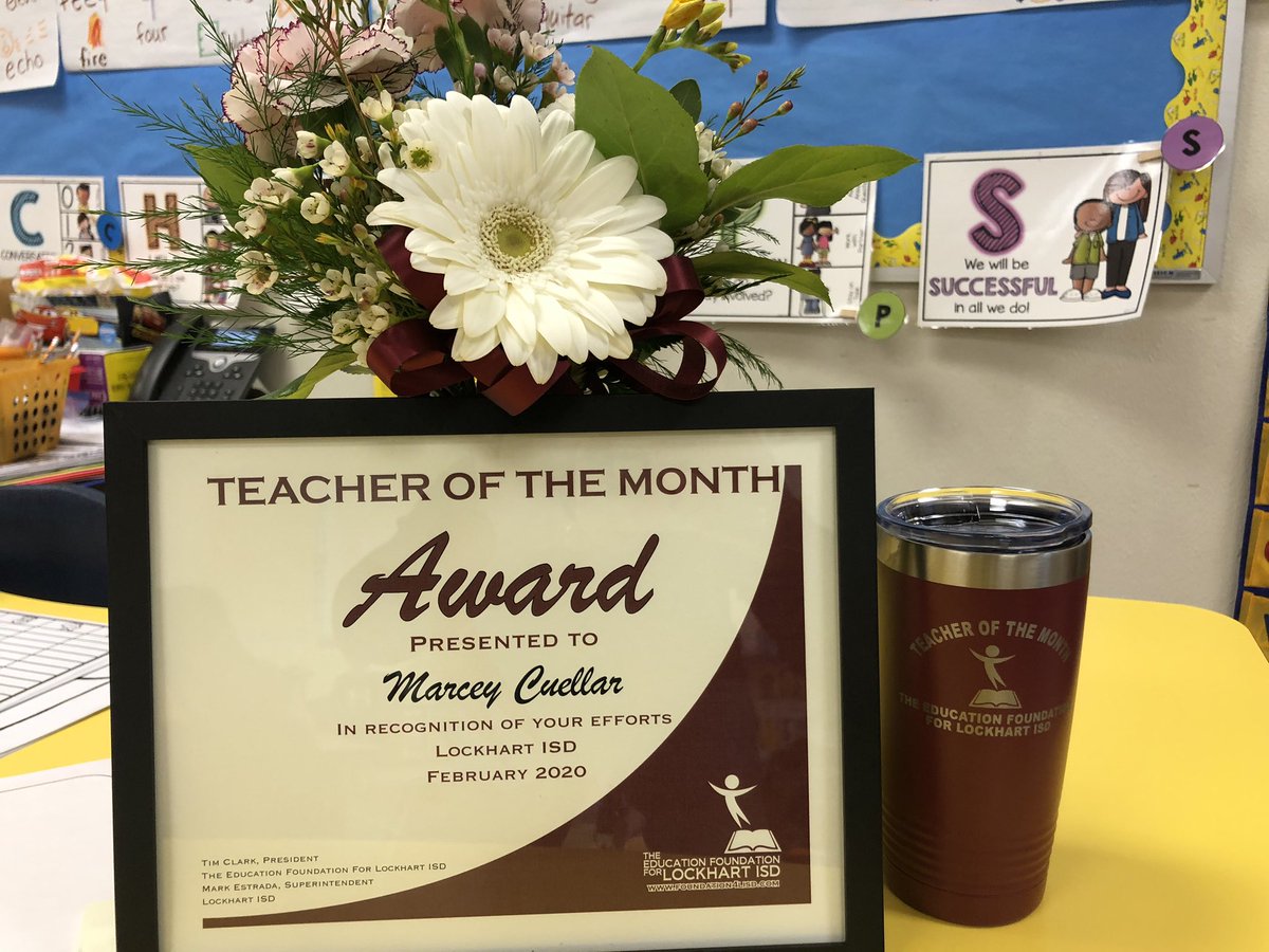 Beyond grateful for the Education Foundation! It’s been such a privilege to work here with all the staff and students! <a href="/BluebonnetLions/">Bluebonnet Elementary School</a> <a href="/Foundation4LISD/">Education Foundation</a> #LoveMyLISD