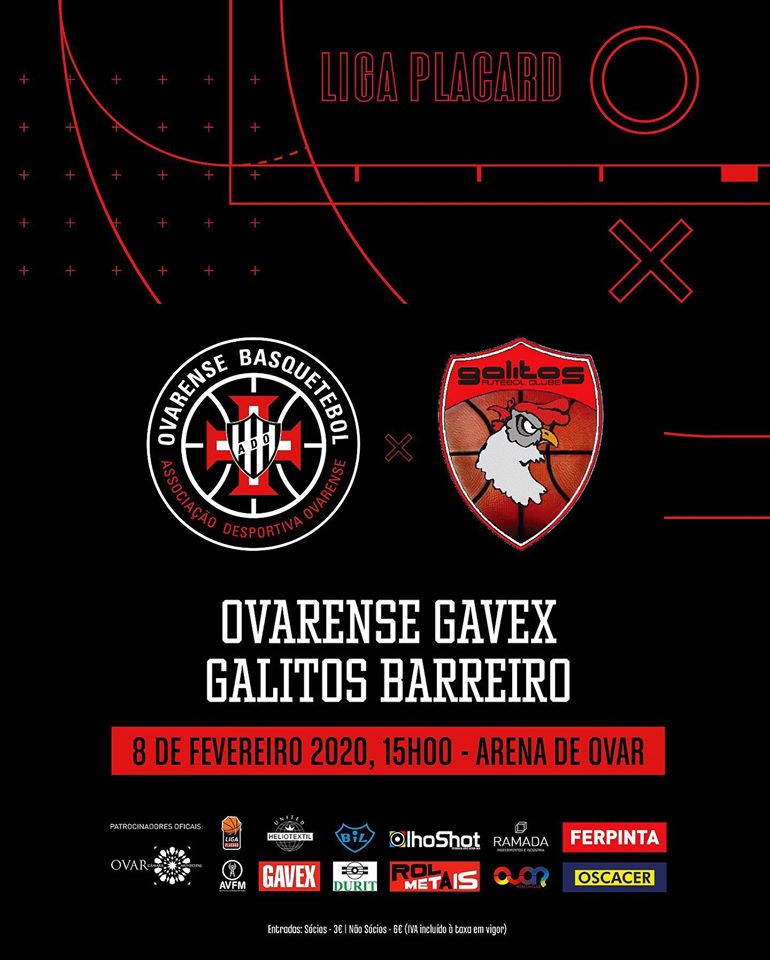 SÁBADO VOLTAMOS À LUTA!

Dia 8 de Fevereiro às 15h00 jogamos a 19.º jornada da Liga Placard, na Arena de Ovar

OVARENSE GAVEX vs Galitos do Barreiro

Contamos com o teu apoio ? 💪🏽🖤⚪️
#ovarense #ovarensebasquetebol #ovarensesempre #ovareovarense