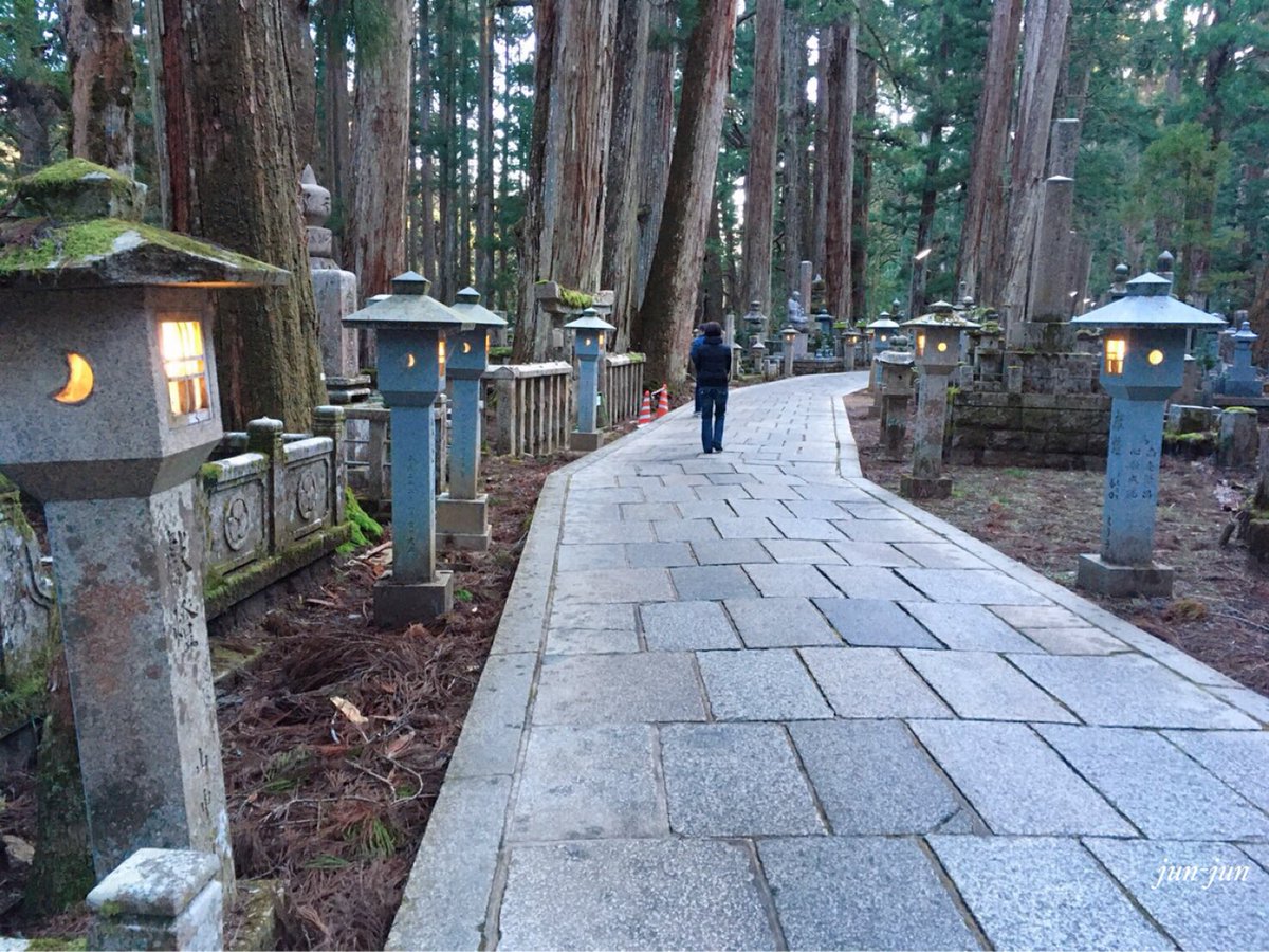 chabby0128's tweet photo. 高野山 1日目②

奥之院参道ではすれ違う人も���とんどなくて静寂そのもの。お大師様を近くに感じられた。お世話になった宿坊の精進料理も美味しかったし、こたつもうれしかったな( ´∀｀) https://t.co/3UaV1WbeRE
