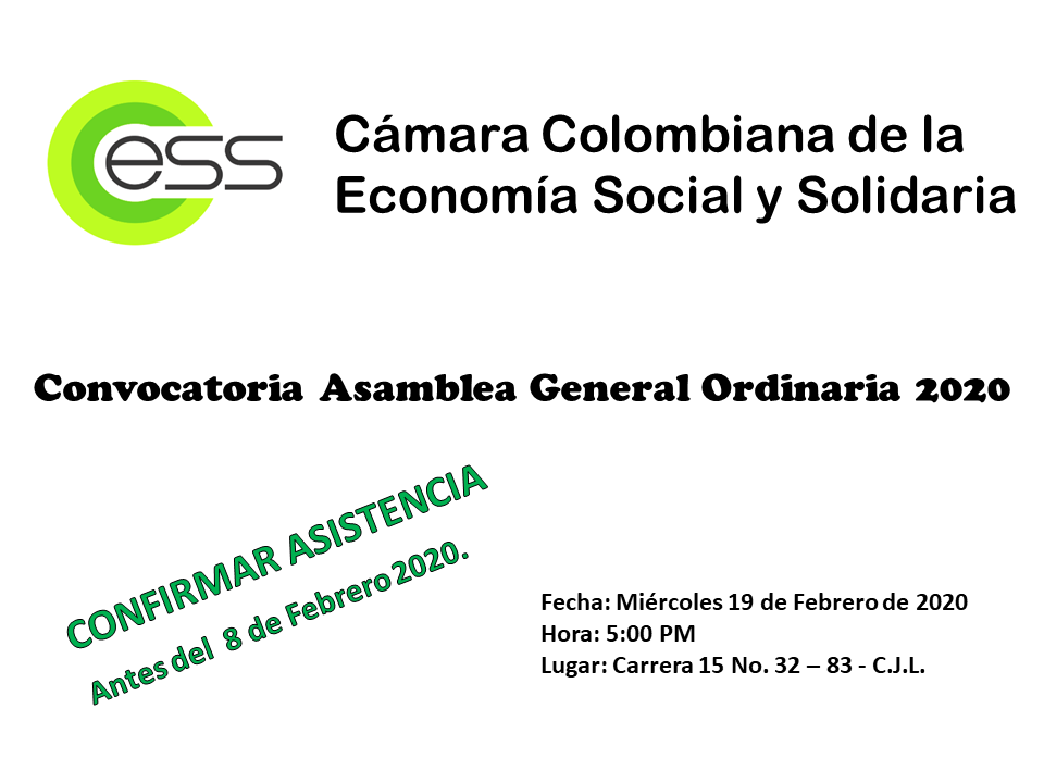 colmedom's tweet photo. #EconomiaSocial #Colombia #BuenGobierno
Convocatoria Asamblea General Ordinaria 2020
Cámara Colombiana Economía Social y Solidaria #CCESS
👉🌐
https://t.co/027roxurlt vía @IndisolCol
#IndisolCol @coopnews @rafa5023 @Saviteve @acseguros @latamcoop @CreditMutuel @unicossol https://t.co/Htw6NScekQ