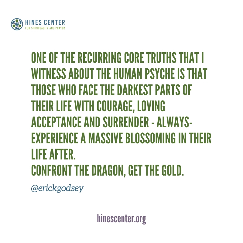 Today: confront your dragons, get the gold!

<a href="/erickgodsey/">Erick Godsey</a> #HinesCenter #GetCentered #FreeParking #DowntownHouston
#goodquotes #TGIF #loveyourself #selflove