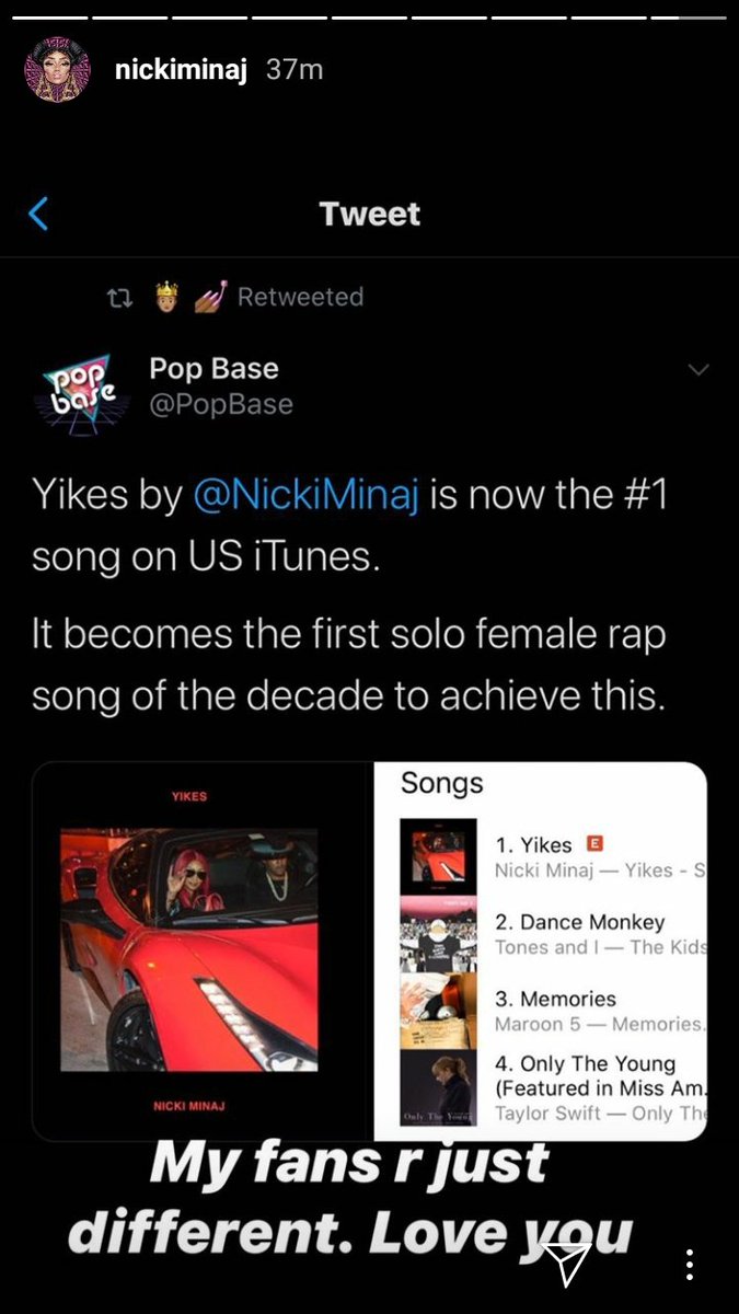 NickiPresidentT's tweet photo. @NICKIMINAJ We LOVEEEEE YOU TOOOO!!!!!!❤🖤❤🖤❤🖤 https://t.co/kWvukpB6TO