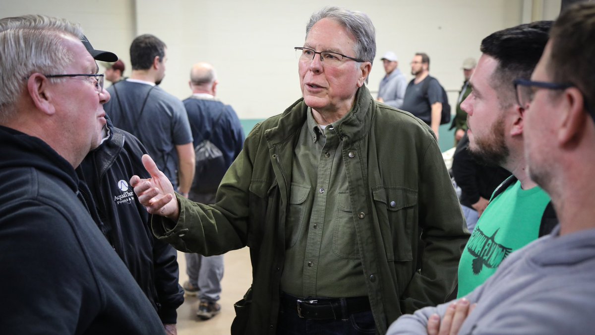 Wayne thanking and reminding patriots at #GAOS2020 to vote in November to protect freedom and  #2A. This NRA puppy is ALL IN!

And special thanks to the men and women of law enforcement who have been working around the clock to keep all attendees safe – NRA is always grateful.
