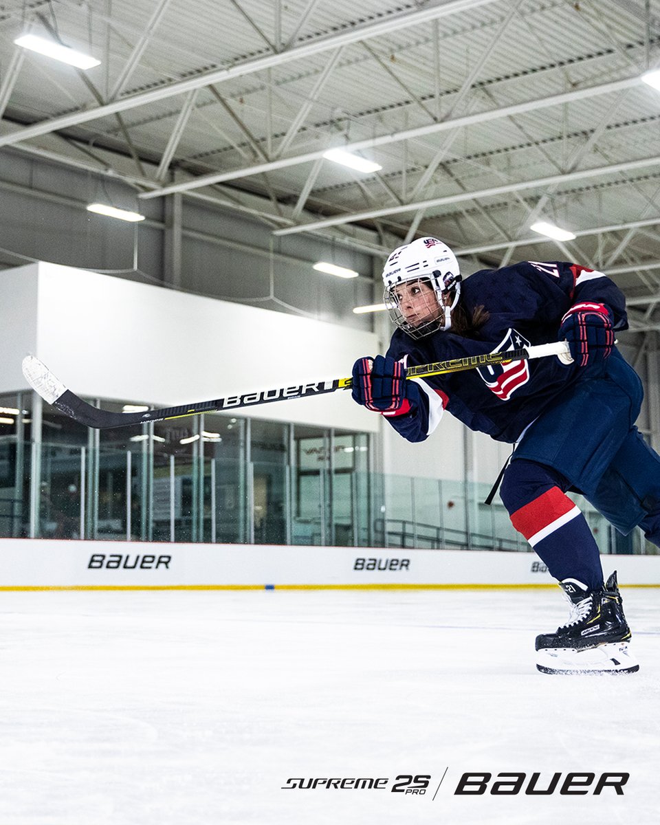 Durability. Performance. Power. Thanks to the SUPREME 2S Pro’s DuraFlex resin system, you can lean heavier into your shot without damaging the shaft of the stick. @bauerhockey
