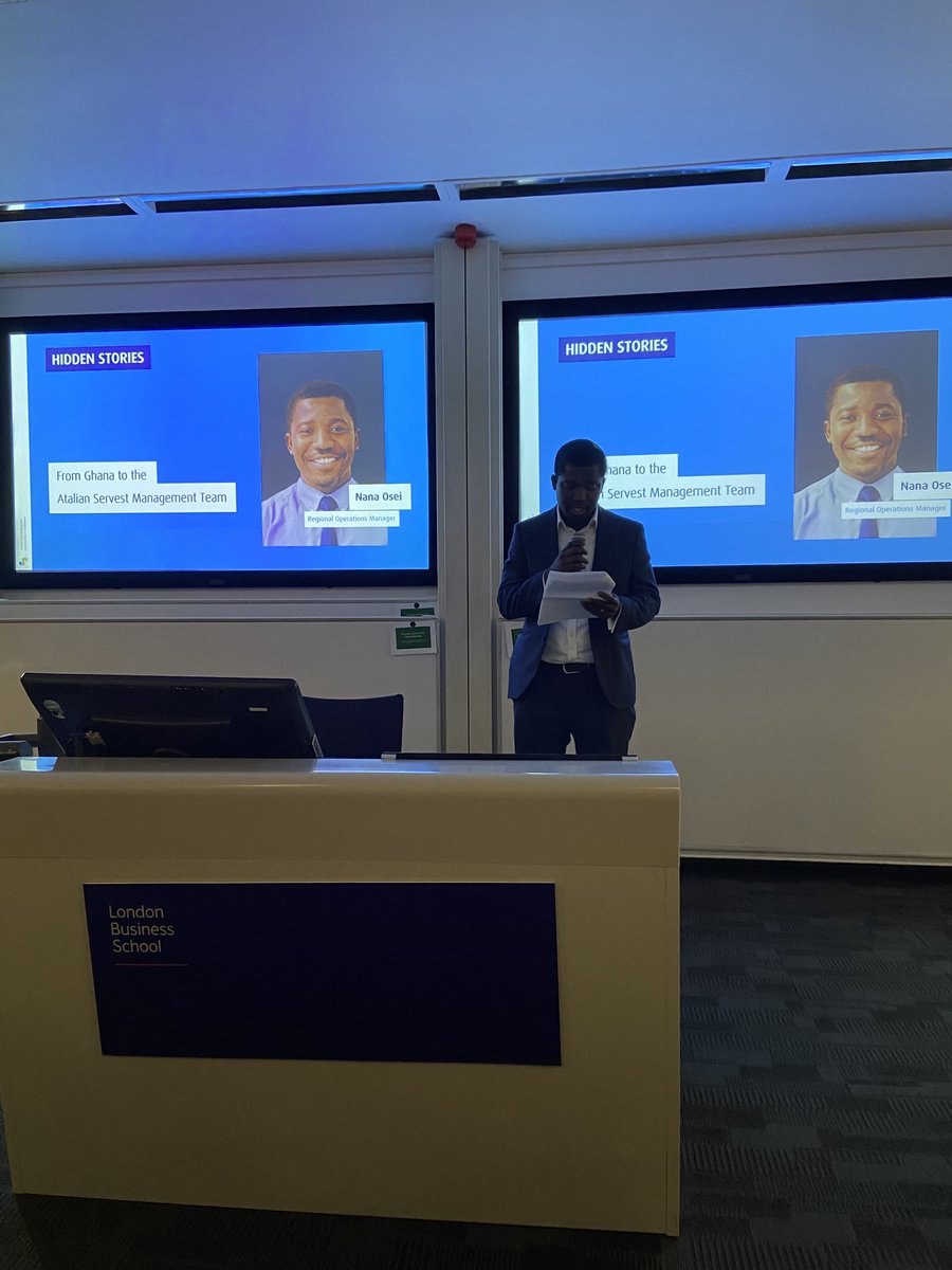 I am so so proud of this man. You’re a true gentlemen, a great friend and wonderful colleague Nana Osei ⁦<a href="/AtalianServest/">AtalianServest</a>⁩