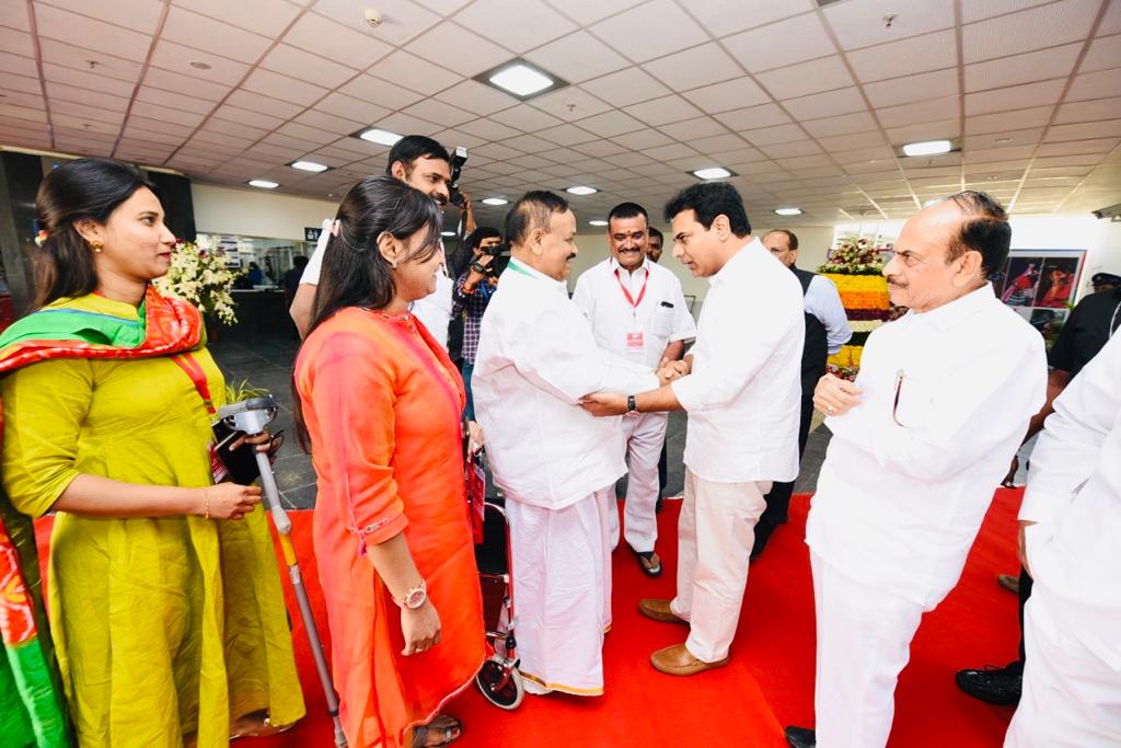 GSayannaMLA's tweet photo. At the inauguration of JBS - MGBS Metro stretch, with our Hon'ble Chief Minister KCR Garu and MA&amp;UD Minister @KTRTRS Garu. 
@trspartyonline https://t.co/A3KY3aWJKm