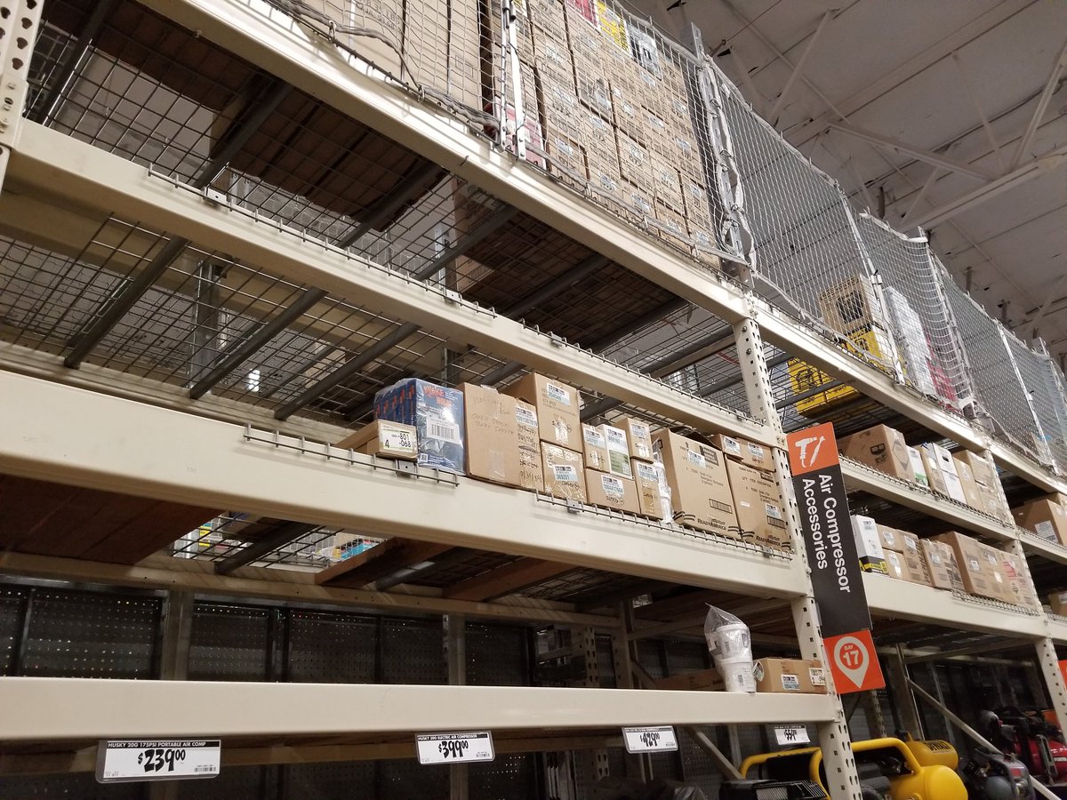 GaryLister9's tweet photo. Day 4 Overhead organization D25 one more aisle packed down and ready for our customers@Jaime_HD_D25@Steven_Mousseau@RoyStrait https://t.co/iQzUJDi1AH