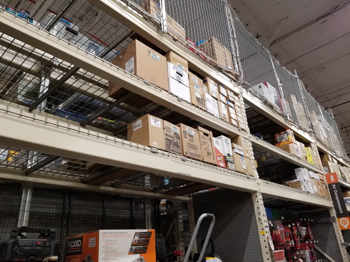 GaryLister9's tweet photo. Day 4 Overhead organization D25 one more aisle packed down and ready for our customers@Jaime_HD_D25@Steven_Mousseau@RoyStrait https://t.co/iQzUJDi1AH