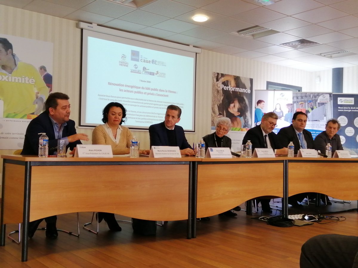 caue_86's tweet photo. Le @caue_86 s'engage en faveur de la rénovation énergétique du patrimoine bâti en #vienne86
🤝aux côtés de @ENERGIESVIENNE @departement86, l'Agence des territoires #AT86, @FFBatiment, @CAPEB86, Sorégies
✔️#sensibilisation et #accompagement des #CollTerr https://t.co/uBaW9hfXLr