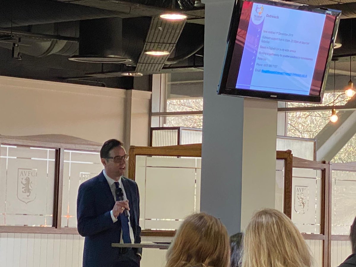 tridentgrp's tweet photo. David Watson from #TridentReach's Homeless Services has been spending the day with multi-agency partners who came together to talk about #BrumHomelessness. A joined up approach to tackle homelessness will see us reaching our targets of ending homelessness within the City. https://t.co/CvIJoJbfVz