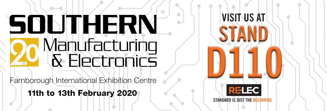 RelecElectronic's tweet photo. ⚙️💡 Relec Electronics will be attending Southern Manufacturing &amp; Electronics Show 2020 next week! 🌟

Make sure you come and say hello at Stand D110 👋
#SouthernManufacturing #SME2020 #Engineering #Engineers #EngineerLife #Show #Relec #RelecElectronics https://t.co/GviSpl8fau