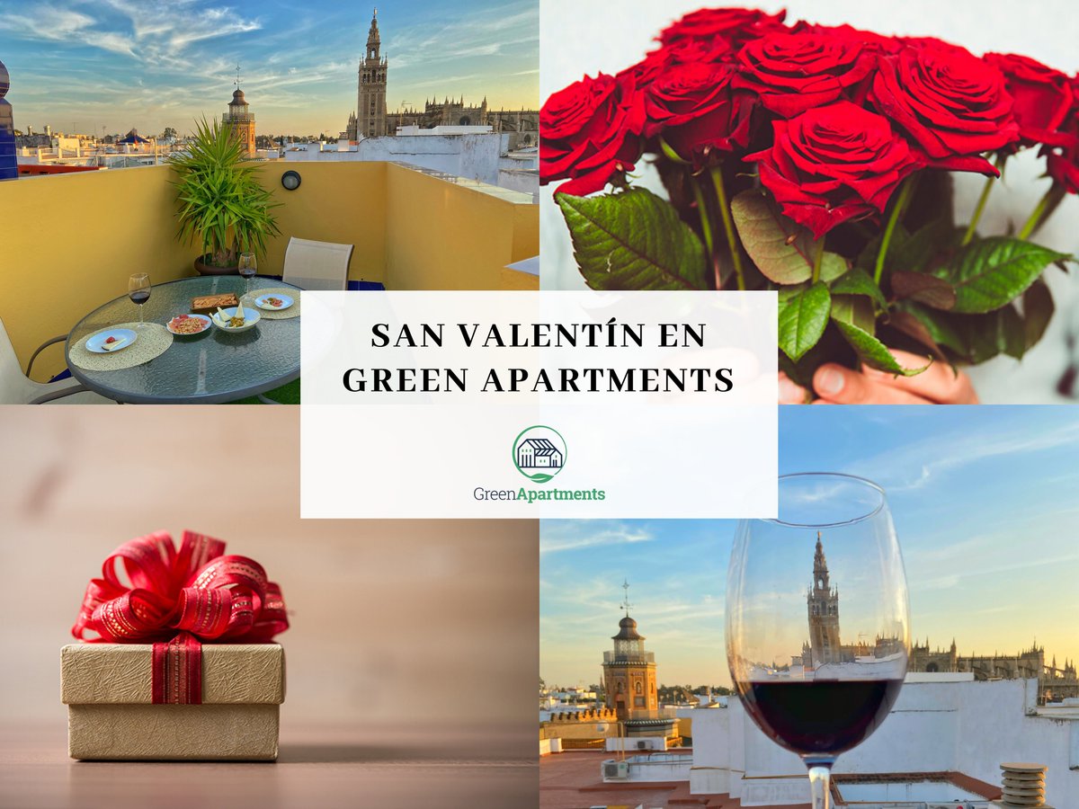 GREENAPARTNET's tweet image. Os presentamos GREEN-APARTMENTS GIRALDA VIEWS, uno de nuestros apartamentos más románticos donde vivir la puesta de sol delante de la Catedral con un buen vino y un aperitivo.

Aprovecha que tenemos activa la PROMOCIÓN 3X2.

RESERVAS⬇️⬇️⬇️⬇️⬇️⬇️
green-apartments.net