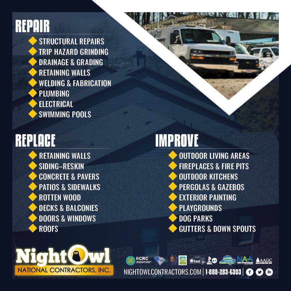 NightOwlInc1's tweet photo. The Carolinas experienced major storm damage yesterday. Call your Night Owl team...we can help. 888-283-6303 #NONC #multifamilyconstruction #stormrepairs https://t.co/jkEPgKV7d5
