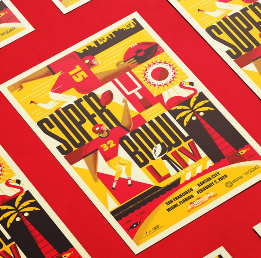 ArrowheadGuys's tweet photo. Who wants a Super Bowl poster? RT and Follow us for a chance to win this poster. The drawing will be on Valentines Day. https://t.co/Qx4j64RdJA
