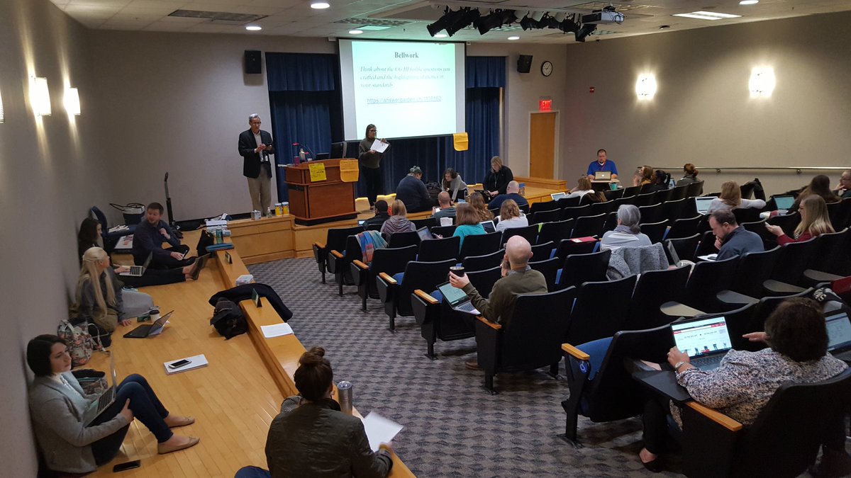 Monitor and adjust as we try and create small groups in a lecture hall.  Building social studies units for the new standards <a href="/ACPSDistrict/">Aiken County Schools</a> <a href="/History_AikenPS/">Michael Williams</a>  #WeGotThis