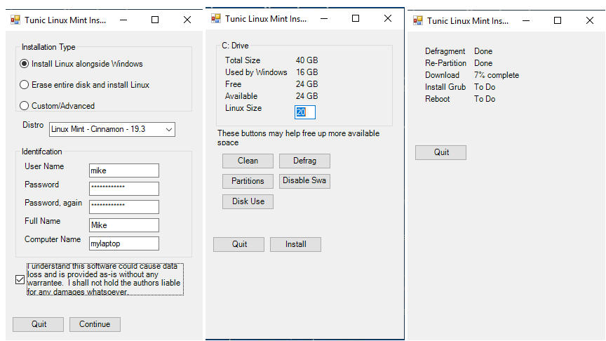 binitamshah's tweet image. tunic : Install Linux from a running Windows system, without need for a live USB (Provides Linux Mint, Ubuntu and most official Ubuntu flavors) : github.com/mikeslattery/t…