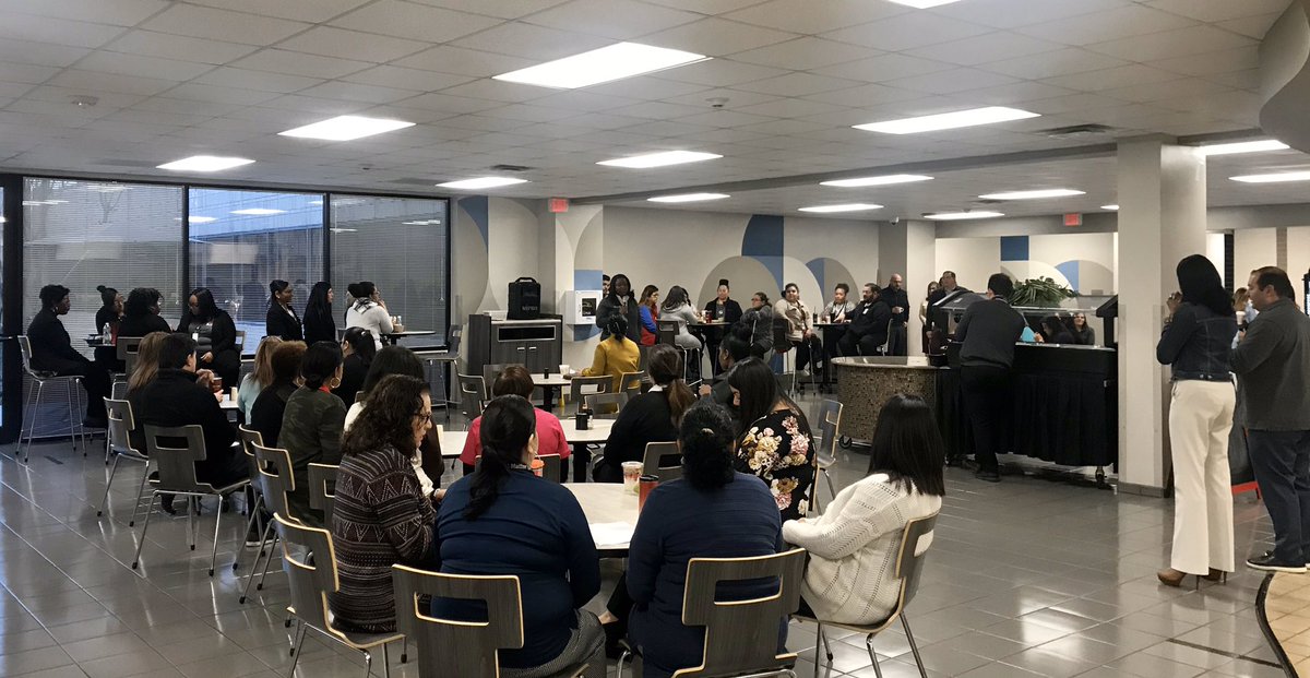 Celebrating Mr. Knippel during Coffee with the Superintendent on Friday morning.  <a href="/AldineISD/">Aldine ISD</a>  #coffeewiththesuperintendent