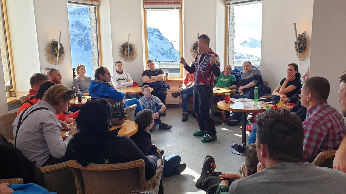 On way home from #TBS20. This is a gem of a meeting. If you are interested in physiology and resuscitation of the critically ill, this is the event for you. Here's @ffolliet giving a workshop at 3200m altitude! Thanks & congrats Mads, Thomas & Daniel