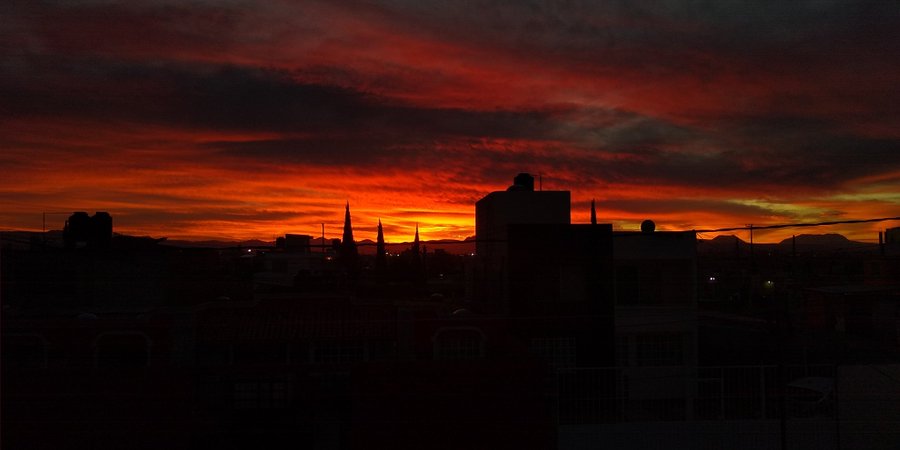 Otro amanecer hermoso en la capital hidalguense