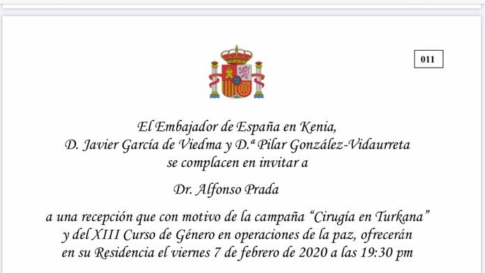 mipradovic's tweet photo. Hoy como colofon a otra gran campaña del equipo de @CirugiaTurkana visitamos la @EmbEspKenia. Orgullosos de ser españoles y poder compartir con el mundo un poco de la suerte de vivir en #España #surgeryinturkana #turkana2020 #cooperacion #helpturkana #cirugiaenturkana https://t.co/hMaLPg5OmT