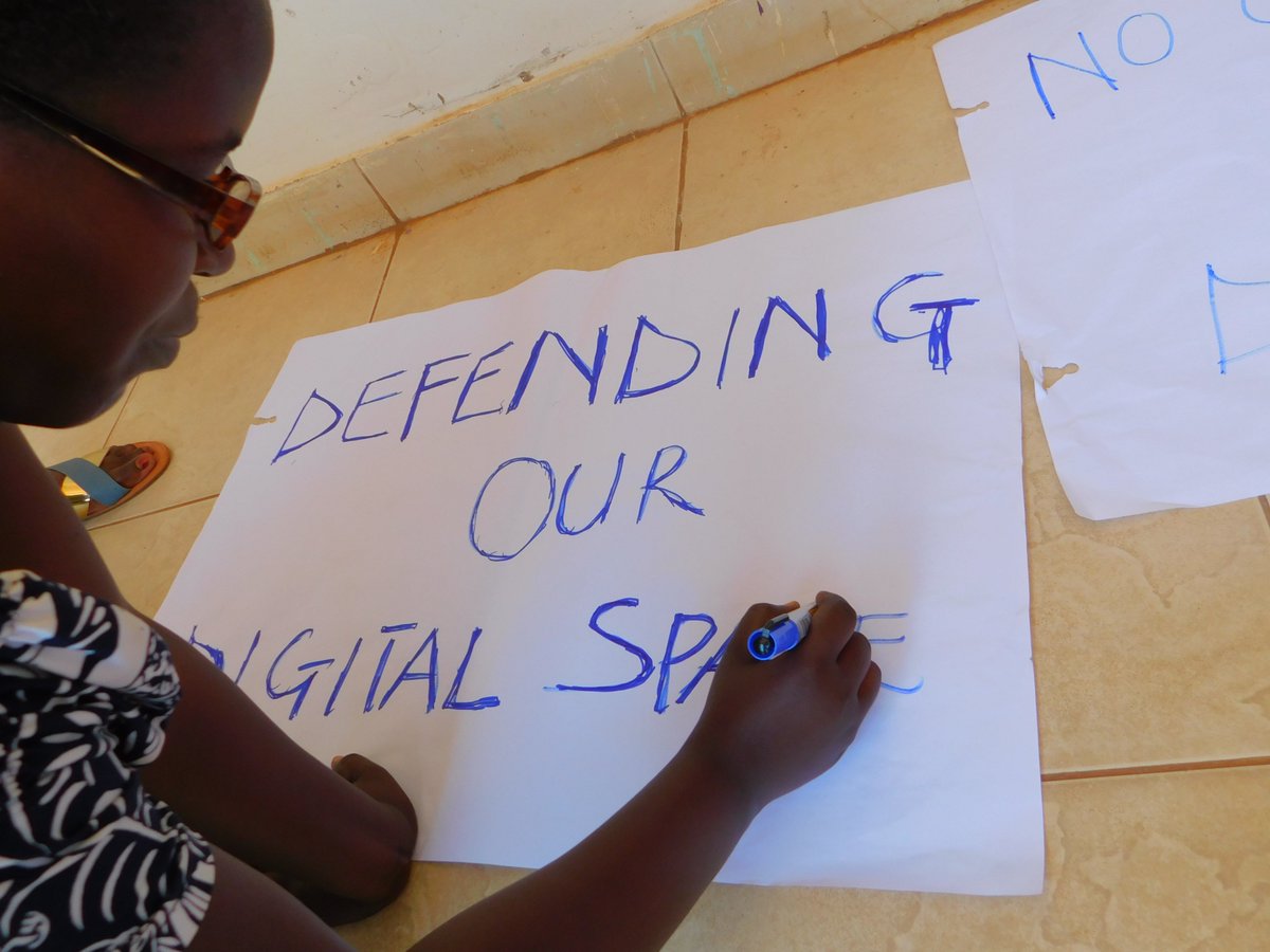 Iam_Ingabire's tweet photo. At a digital security training which I conducted with support from @MSTCDC & @AfricansRising. We discussed difft tools that we can use 2 protect online identities &content as we sustain our struggle in the increasingly shrinking digital space #AfricaWeWant #AiRII https://t.co/Y7ESF7HFSS