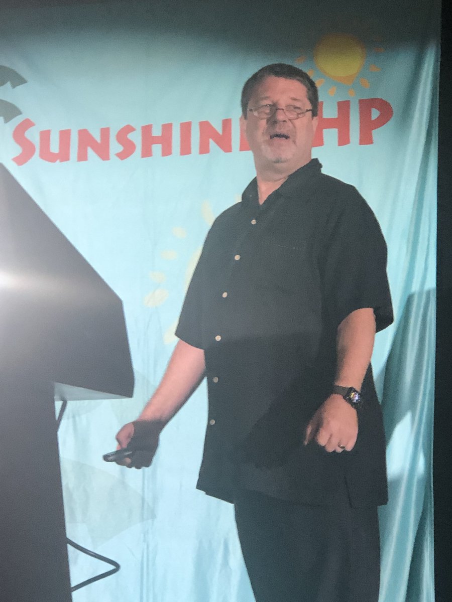dimensionmedia's tweet image. “#realprogrammers realize that languages and platforms come and go…. you won’t use tools these forever. Learn more time on CONCEPTS (OOP, functional programming, S.O.L.I.D.) vs tools.“ @CalEvans #SunPHP20
