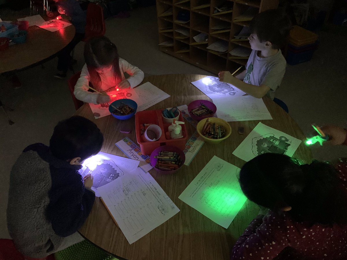 rhubblek's tweet photo. Working in the dark...I can spy tiny words with my pointer lights! Hard work in progress!!@npepanthers #experienceNewProspect #growcelebratematter https://t.co/wmDZYjjycu