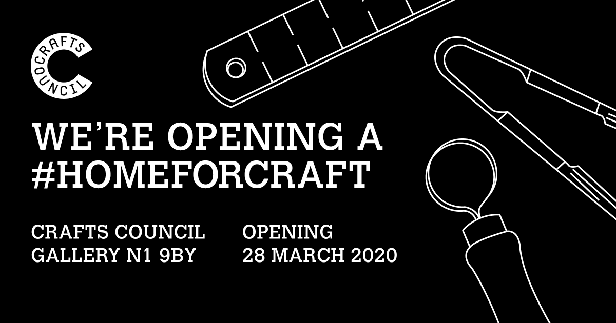 We’re unbelievably excited to share that the #CraftsCouncilGallery will open to the public on 28 March 2020! Our #homeforcraft will be a hub for makers, craft lovers and experts alike, to celebrate craft in all its guises. We can’t wait to welcome you in bit.ly/CraftsCouncilG…
