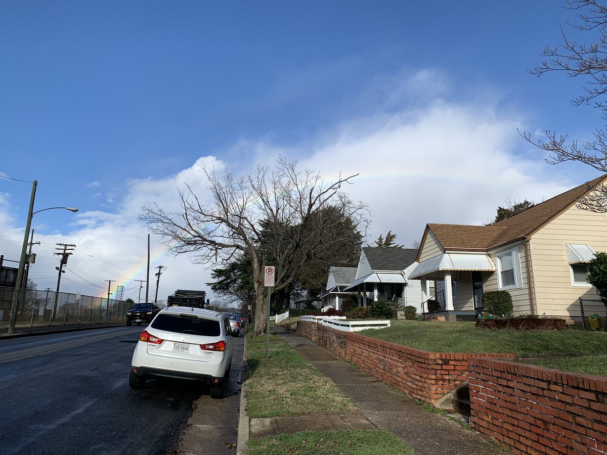 Had to stop and snap this rainbow over City Stadium on my way to work 🌈🌤<a href="/8NEWS/">8News WRIC Richmond</a> <a href="/RichmondKickers/">Richmond Kickers 🦘</a>