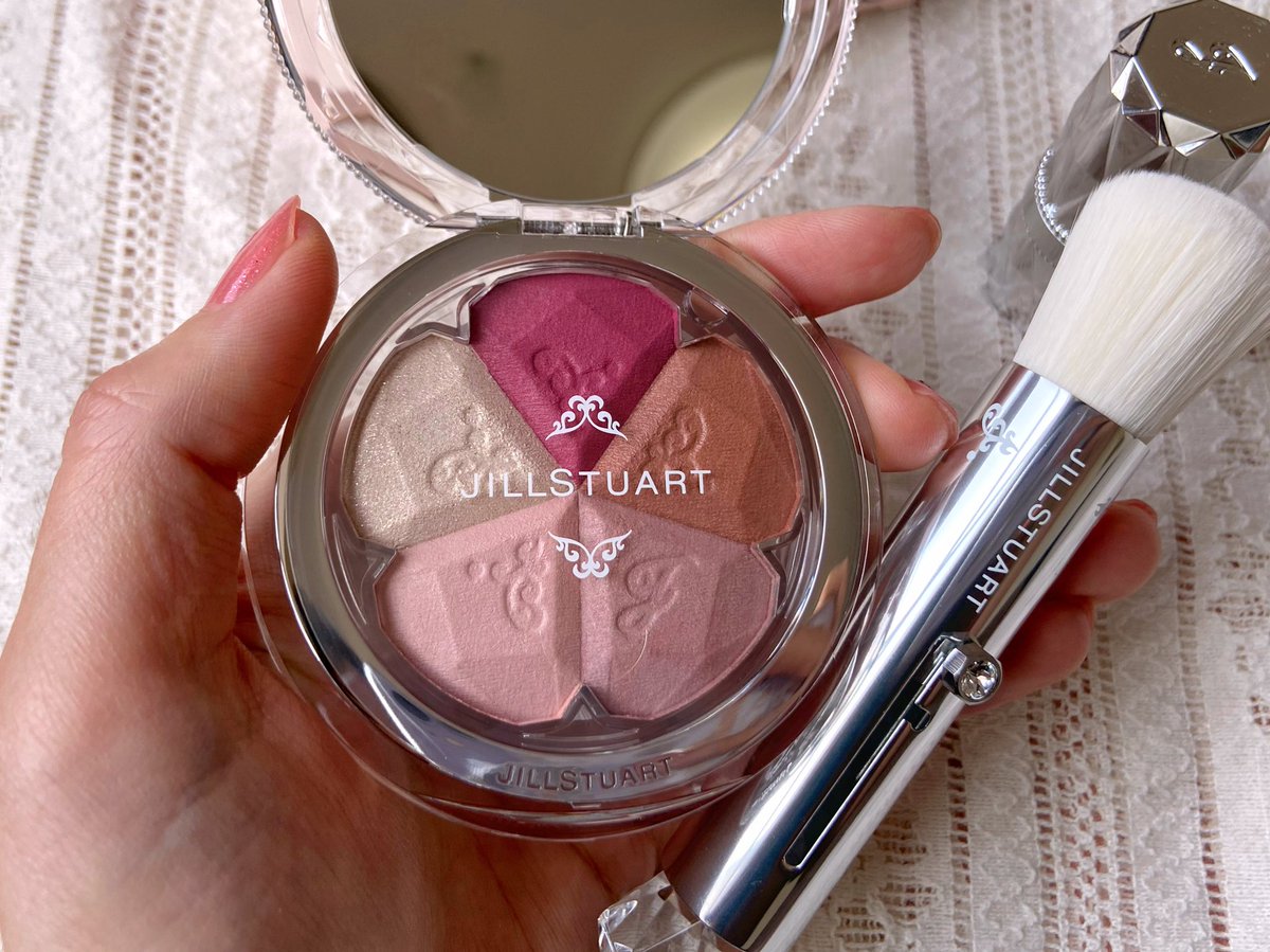 jill stuart bloom mix blush compact