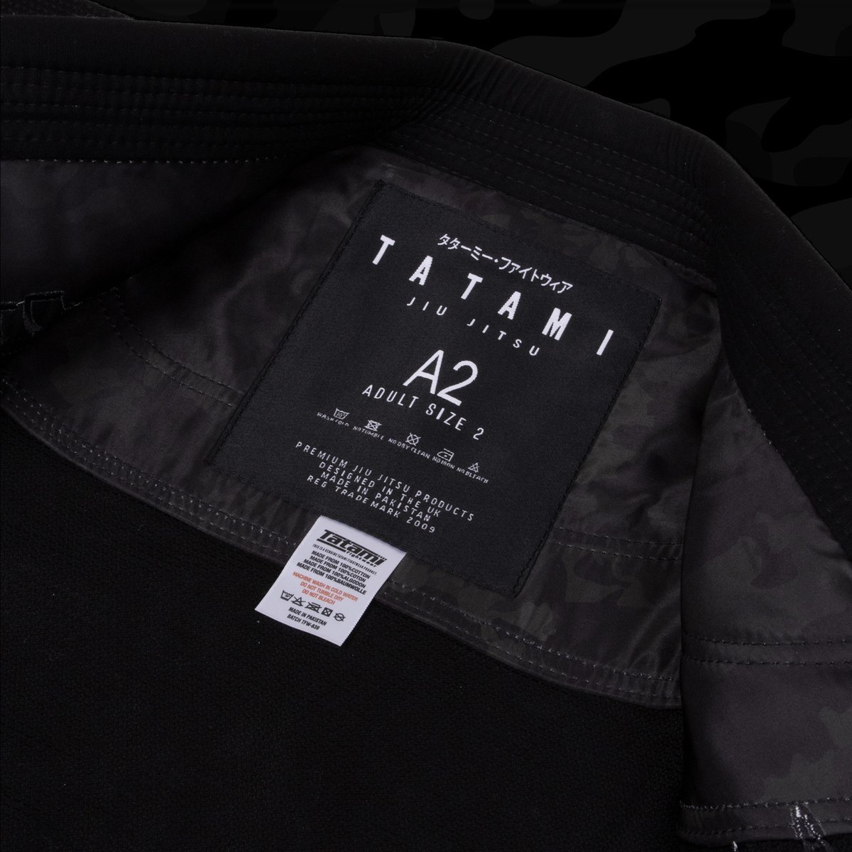 A closer look at the inside of our brand new Stealth gi with this slick dark camo print. Available now in men's and ladies sizes: bit.ly/StealthGi