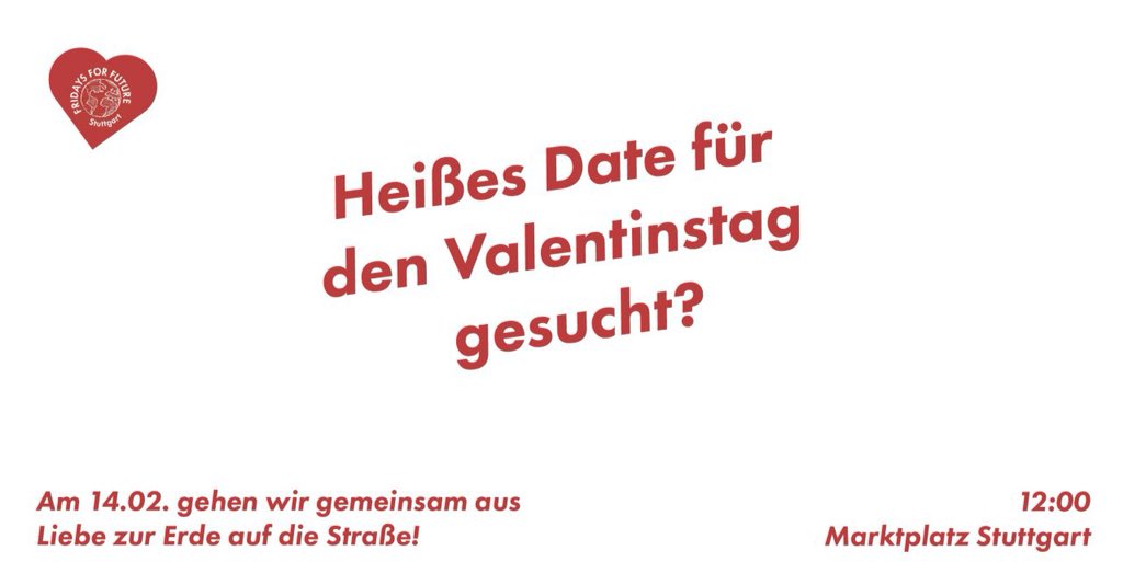 Willst du mit mir klimastreiken gehen? Nächsten Freitag ist landesweiter Zentralstreik in Stuttgart! Zugtreffpunkt in Tübingen um 10:45 Uhr in der Eingangshalle vom Hbf. #FridaysForFuture