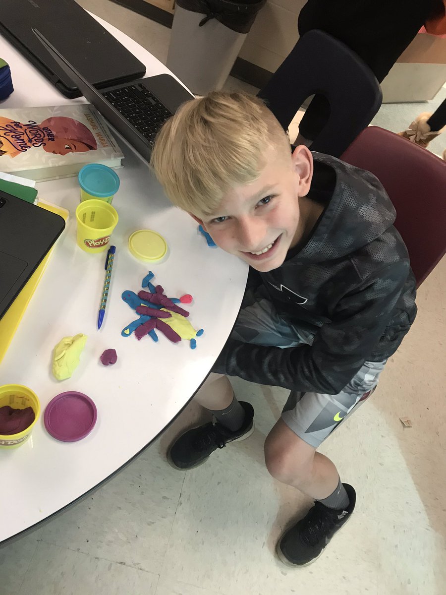 RileyNort's tweet photo. Earlier this week, some students learned about various Hindu deities. After researching, they created a sculpture of their deities using play dough. #SummitBees π https://t.co/iZXUgcKhiM