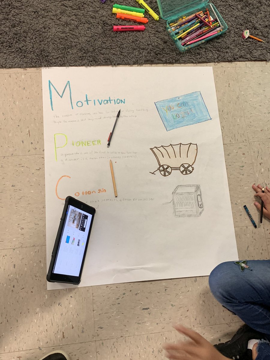 CondellisCoders's tweet photo. Students working on creating anchor charts to demonstrate an understanding of key vocabulary words :) https://t.co/hYl92m0PZW