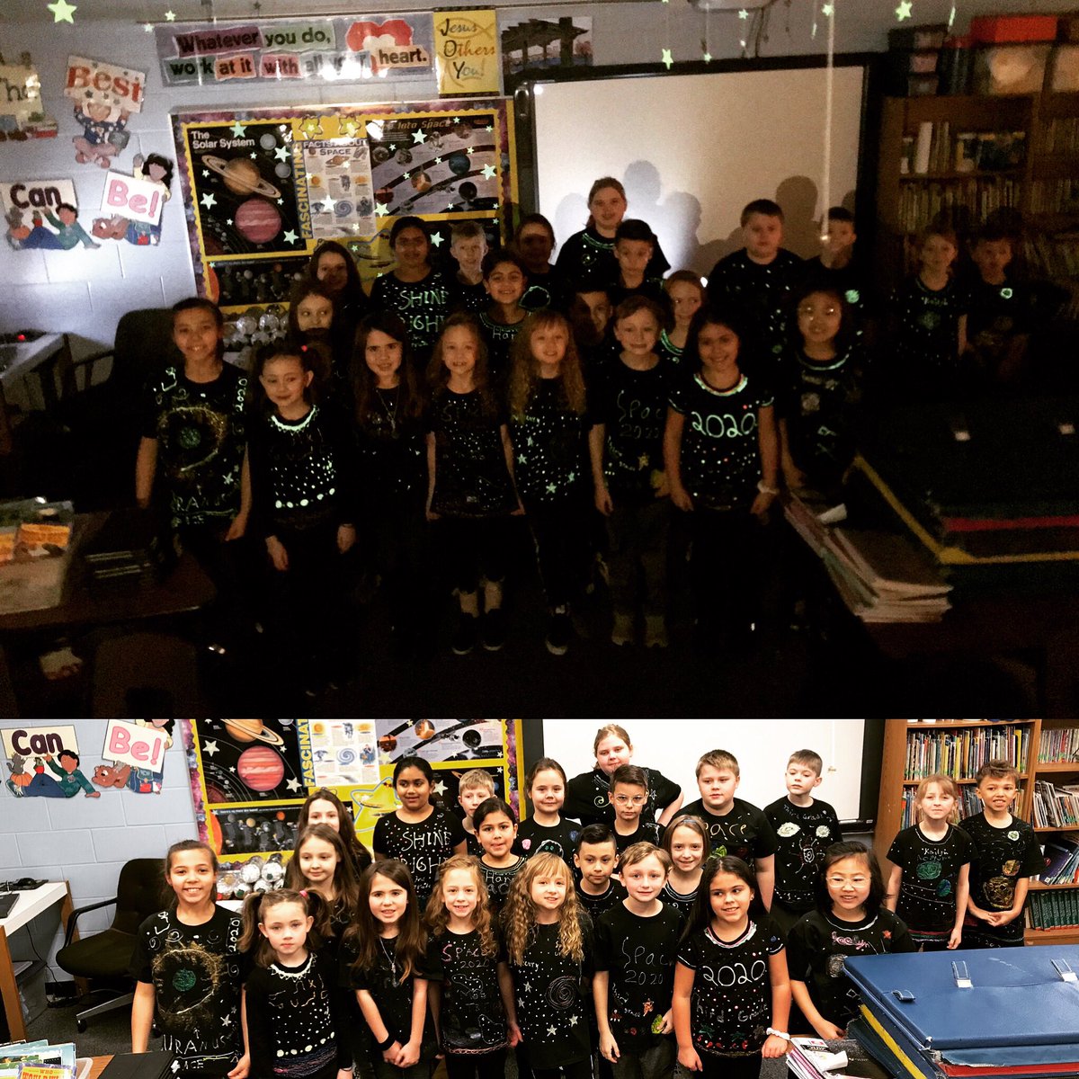 StPeterLCMS's tweet photo. 3rd grade blasting off to the moon today! #StPeterSchaumburg #StPeterFamily #StPeterWildcats https://t.co/TILux3syU8