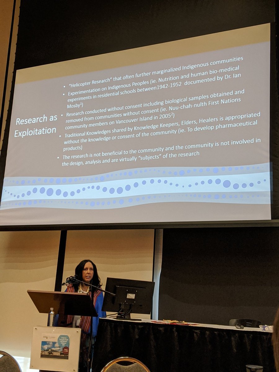 staceymarj's tweet photo. Engaging #ICHR2020 keynote by the incredible @goaliegirlmom31 lead of @CIHR_IRSC Indigenous Peoples' Health &amp; @usask - important lessons on serving community through research https://t.co/7rnob0QrJz