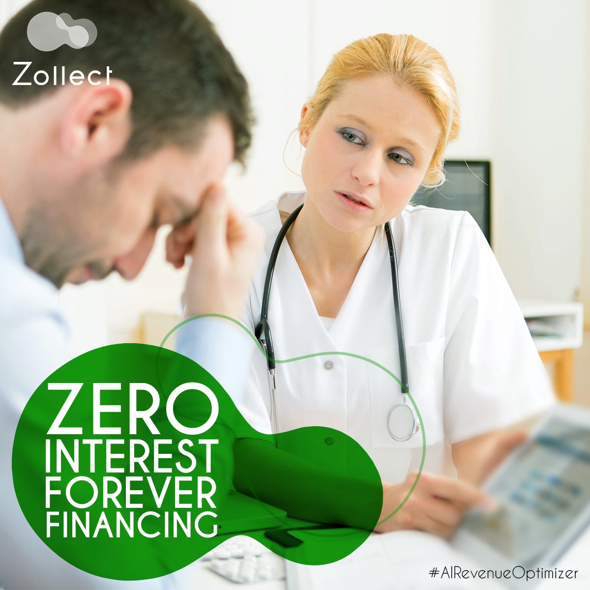 Zollect1's tweet photo. With 56% of patients not being able to pay a medical bill that exceeds $1,000, Zollect aims to manage this medical debt crisis by providing your patients with zero interest forever financing.

#Zollect #AITechnology #RevenueOptimization https://t.co/zw5iw5VEHa