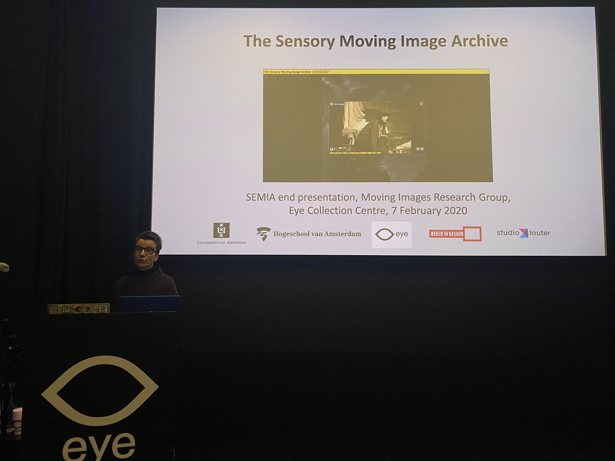 benglabs's tweet photo. We are at the final event of the SEMIA project. Looking back on a fruitful research collaboration with @EYE_film, @HvA, @UvA_Amsterdam and @studiolouter !!
#generousinterfaces
https://t.co/4zDSCe74Or https://t.co/v16NDRrRal
