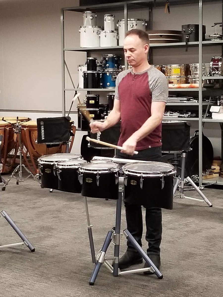 michaelbeaucler's tweet photo. #drumline workshop @MacEwanU #percussion #students #edmonton @YamahaCanMusic @CANdrumline https://t.co/oDj6GlD2YC