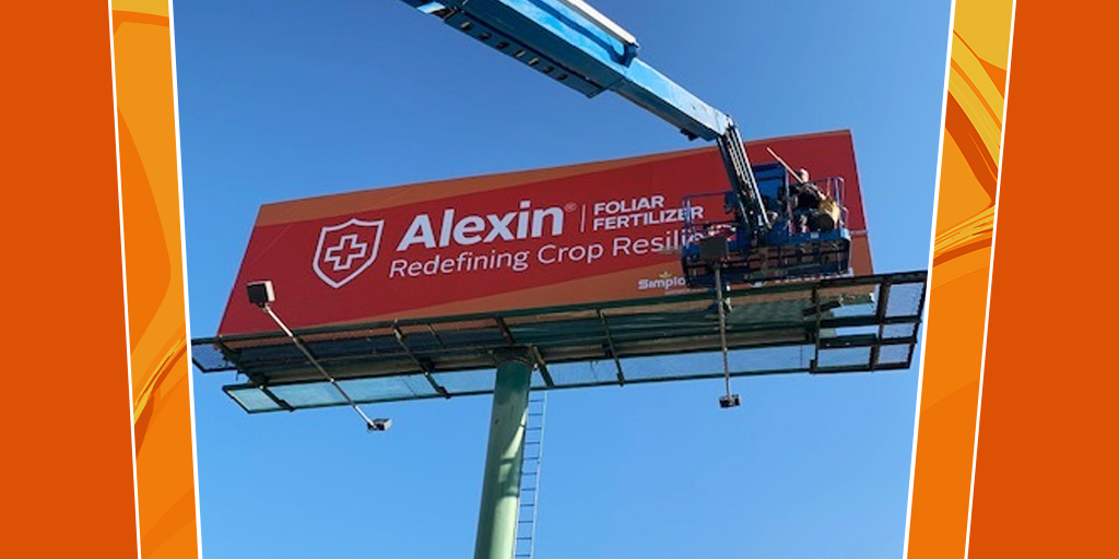 NutriAg's tweet image. Our #Alexin billboard went up yesterday along Hwy 33 in Firebaugh, California. If you spot it, pull over safely, take a picture, tweet us and we'll send you a NutriAg hat! #DontDriveAndText #Simplot